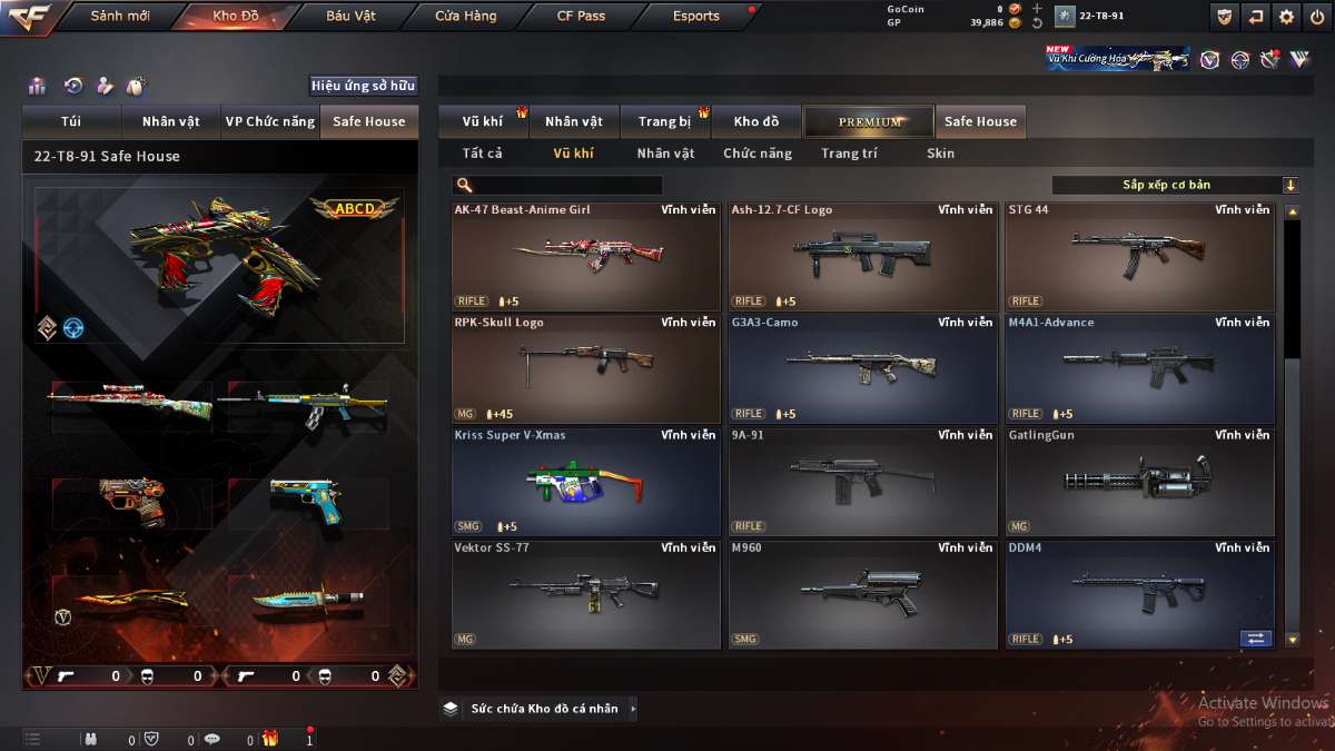shop acc cf uy tin gia re